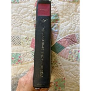 Vintage 1970 Grolier The Collegiate Encyclopedia Prospectus Hardcover Book